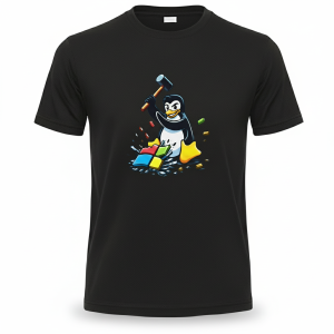 Linux Smashes Windows Tee